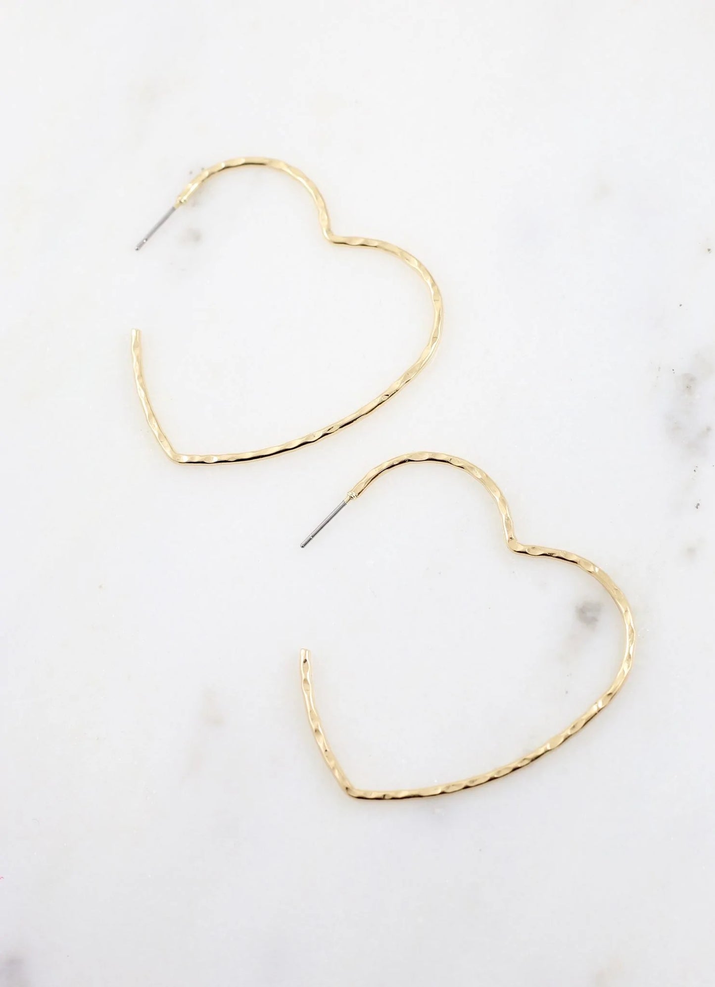 Hardy Heart Hoop Earring