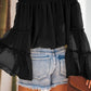 Off-Shoulder Tiered Sleeve Blouse