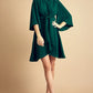 Front Tie Dress - Green