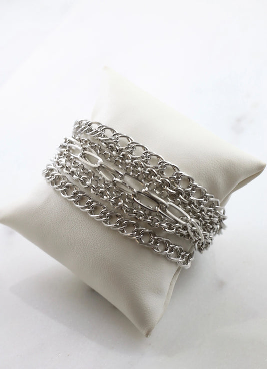 Torun Layered Chain Bracelet