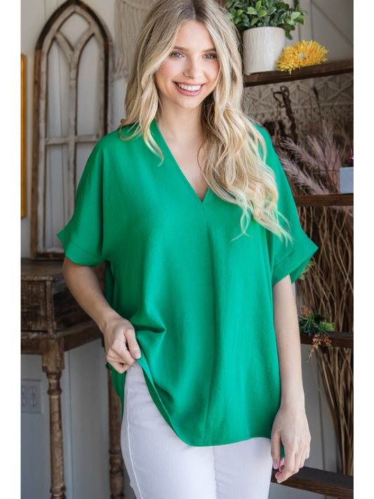 The Elizabeth Tunic - Kelly Green