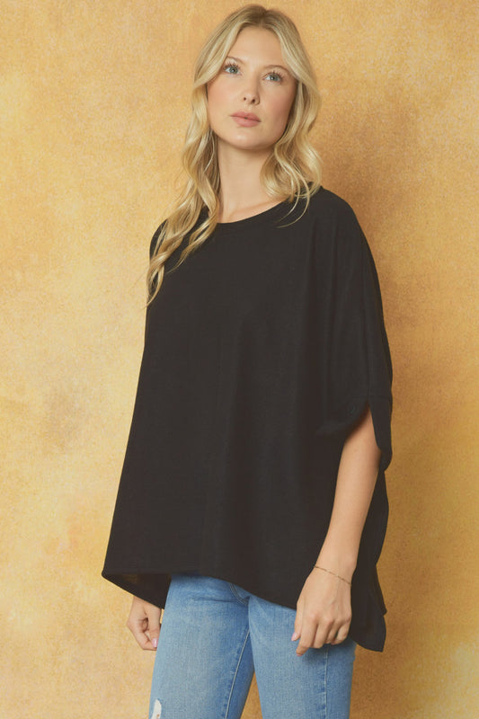 Black Knit Tunic