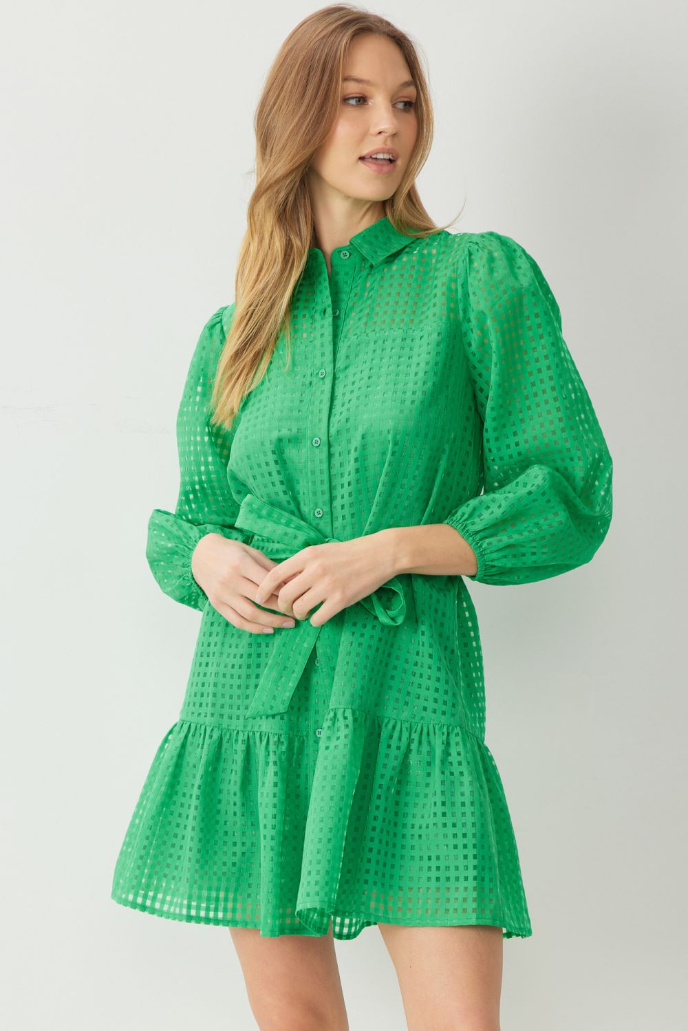 Liza Lattice Dress