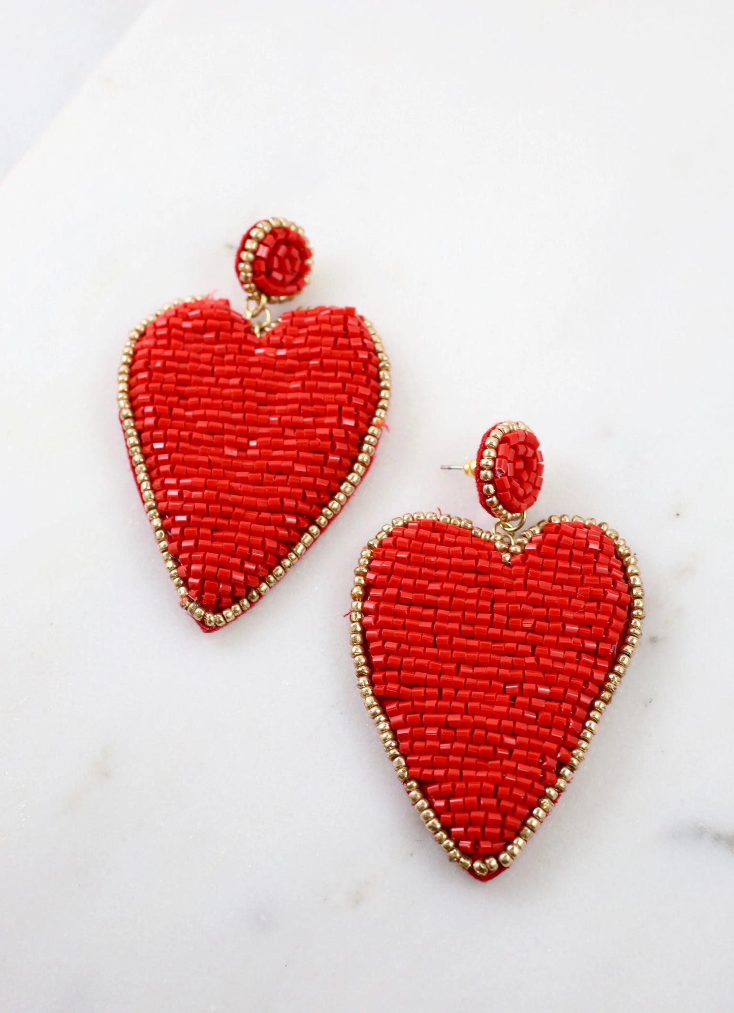 Be My Valentine Beaded Earrings